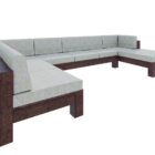 Hacienda Lounge sofa, 8 personers med chaiselong - Image 3